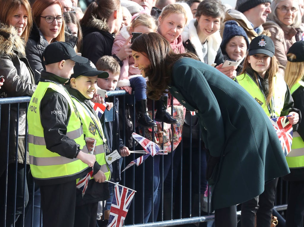 Kate Middleton em Sunderland, na Inglaterra (Foto: Getty Images)
