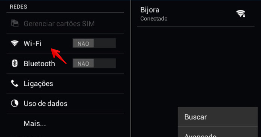 Como fazer o Android desconectar o Wi-Fi ao desligar a tela?