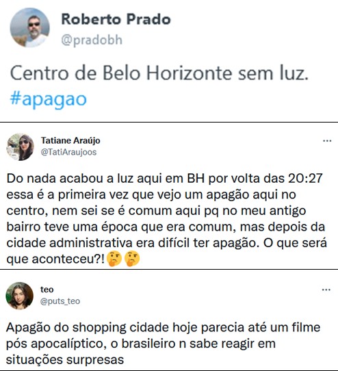 Apagão no Centro de Belo Horizonte deixa moradores e comerciantes no escuro 