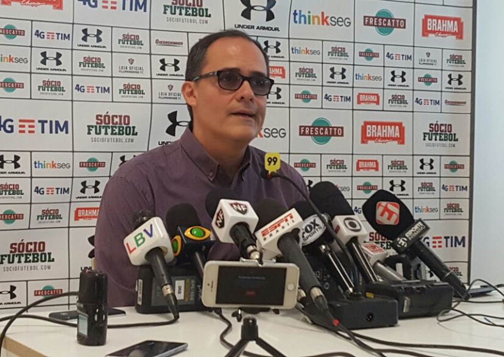 Pedro Abad, presidente do Fluminense (Foto: Hector Werlang)