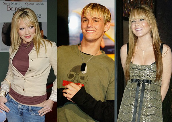 Hilary Duff, Aaron Carter, Lindsay Lohan (Foto: Getty Images)