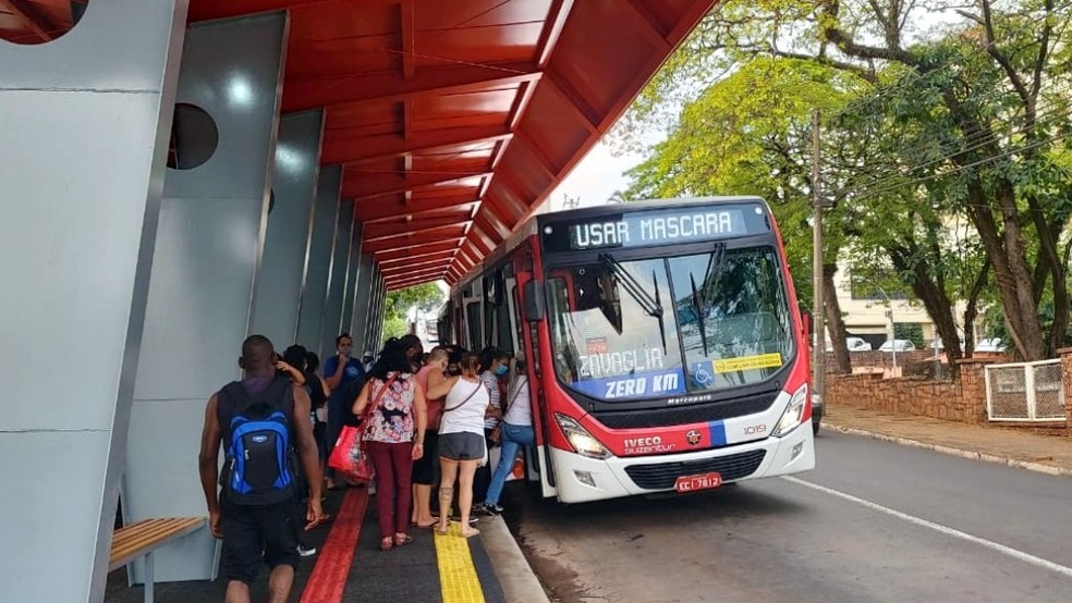 Linhas de ônibus funcionarão em esquema especial para o Enem — Foto: Prefeitura de São Carlos/Divulgação