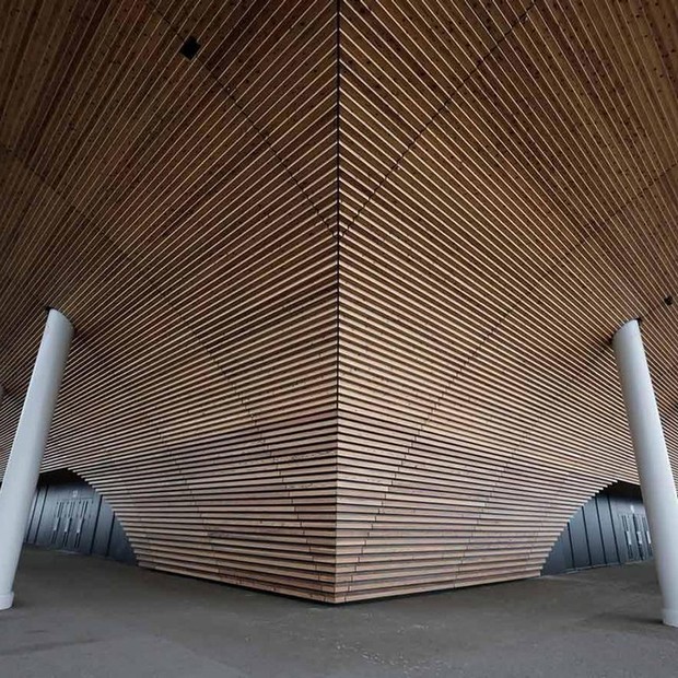 Tóquio 2020: Centro de ginástica tem um dos maiores telhados de madeira do mundo (Foto: Divulgação)