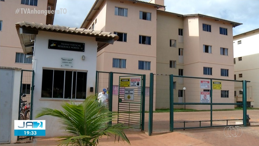 Problemas de estrutura são em residencial no norte de Palmas — Foto: Reprodução/TV Anhanguera