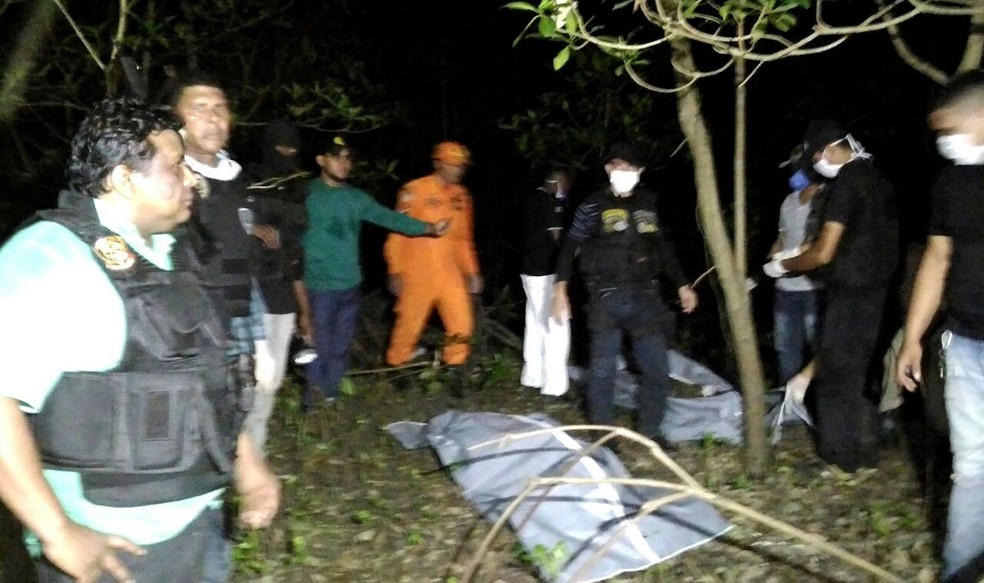 Corpo dos jovens foi encontrado em mata fechada em Bacabeira (Foto: Divulgação/Polícia Civil)