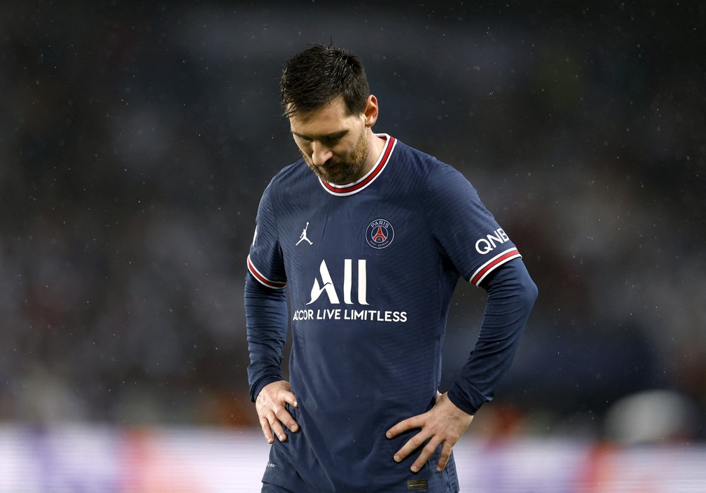 Messi tem nove gols na temporada pelo PSG: seu pior número desde o segundo ano da carreira como profissional — Foto: Reuters