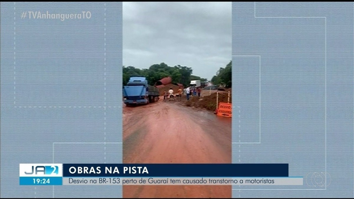 Obras em trecho da BR entre Guaraí e Tabocão causam filas e transtornos aos motoristas