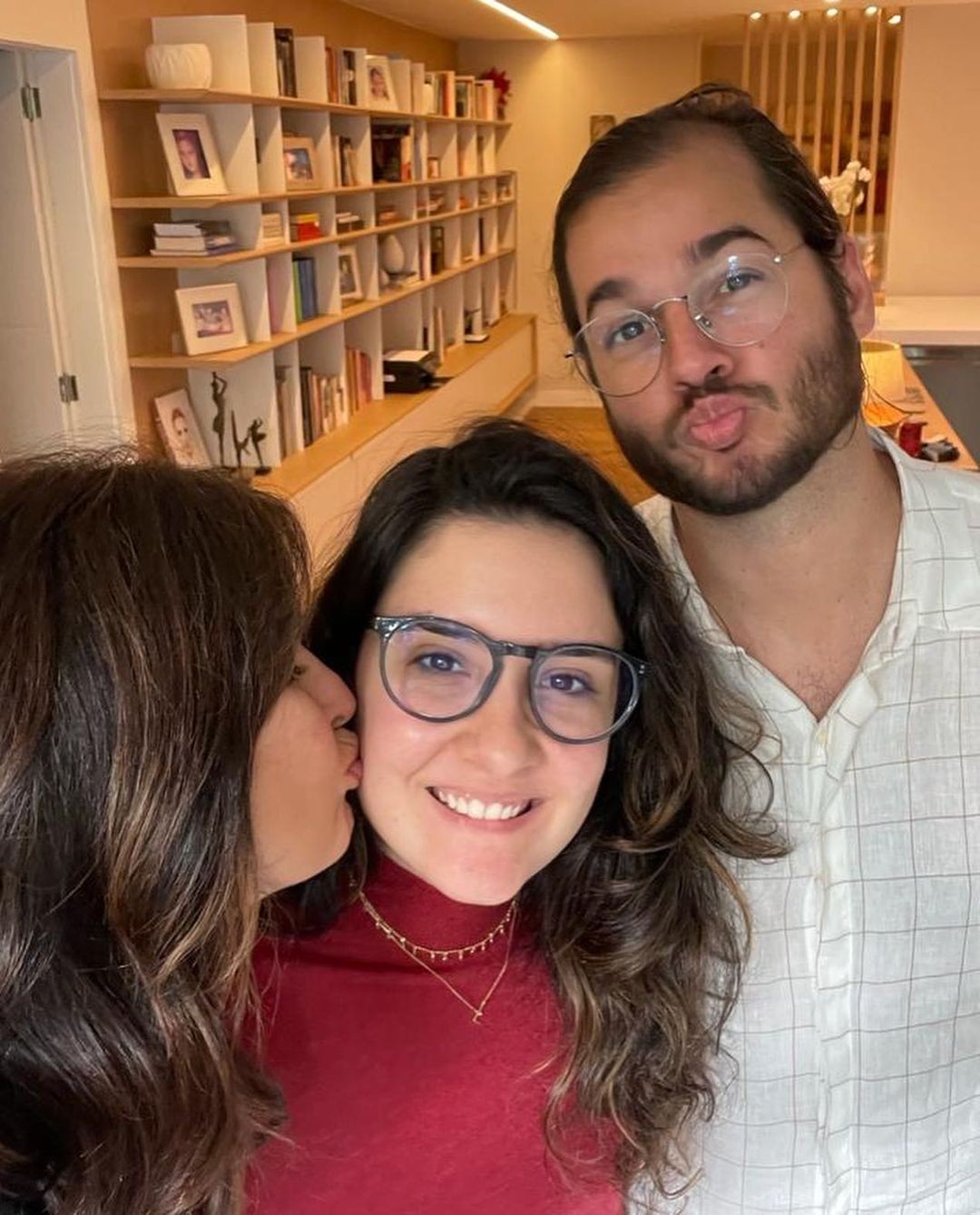 Fátima Bernardes, Laura Bonemer e Túlio Gadêlha (Foto: Reprodução Instagram)