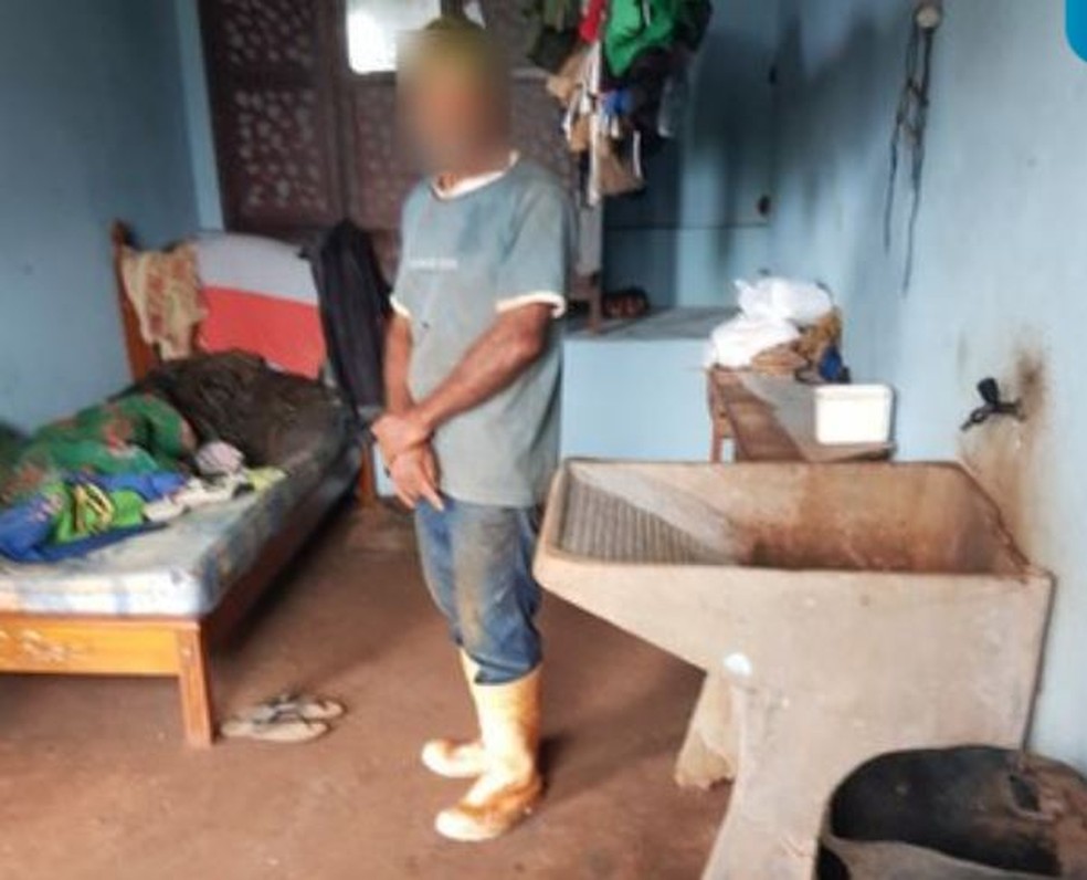 Uma das vítimas trabalhava há 21 anos sem salário, em Nova Esperança — Foto: Ministério do Trabalho e Previdência/Divulgação