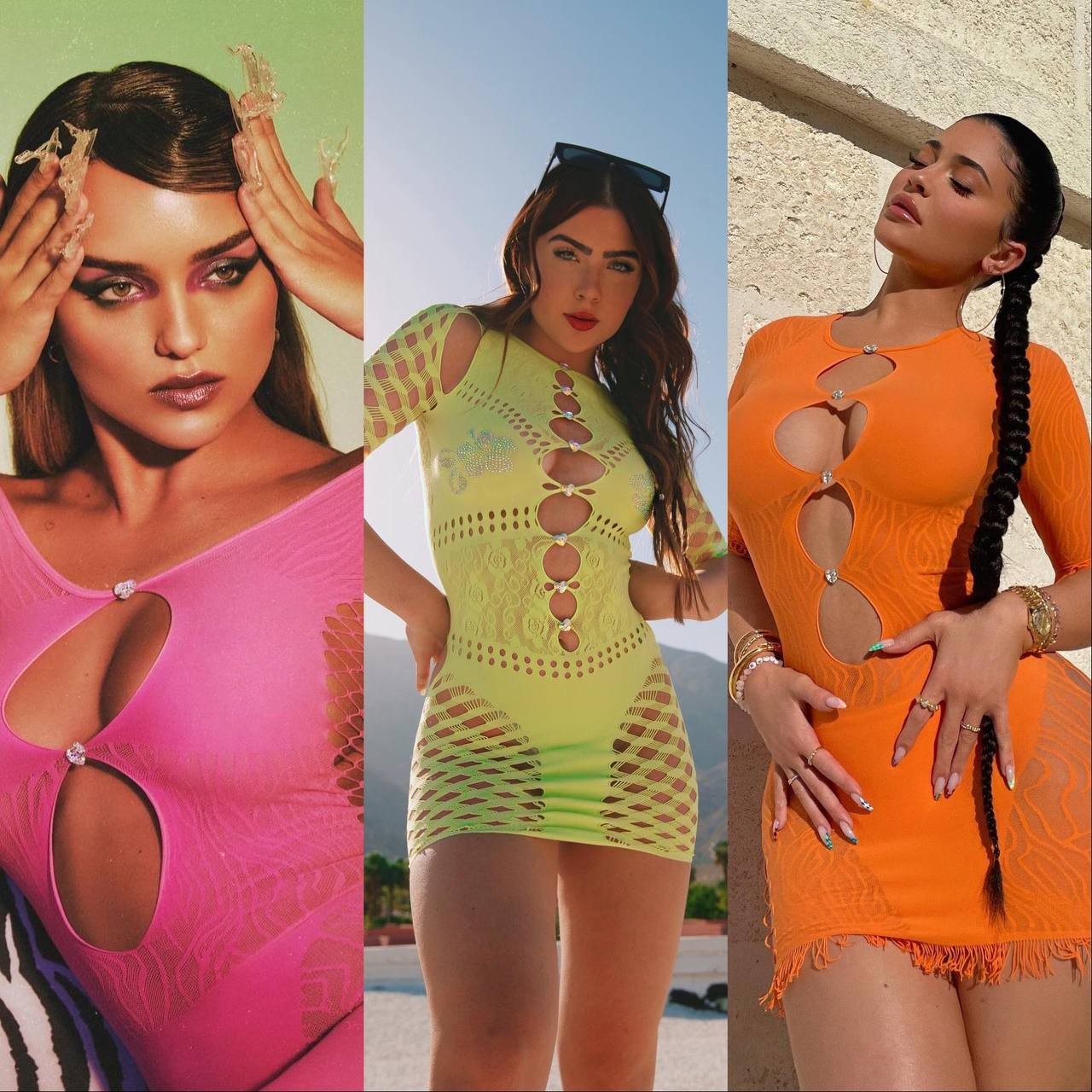 Rafa Kalimann, Jade Picon e Kylie Jenner já são adeptas da tendência (Foto: Reprodução / Instagram)