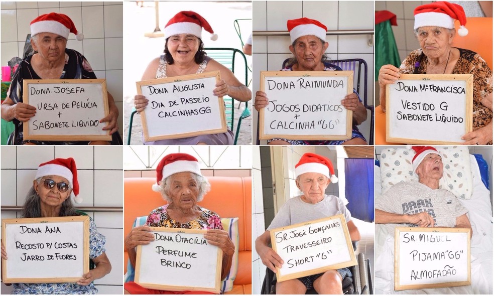 Idosos de abrigo do PI voltam a  emocionar com pedidos de Natal (Foto: Otávio Veloso)