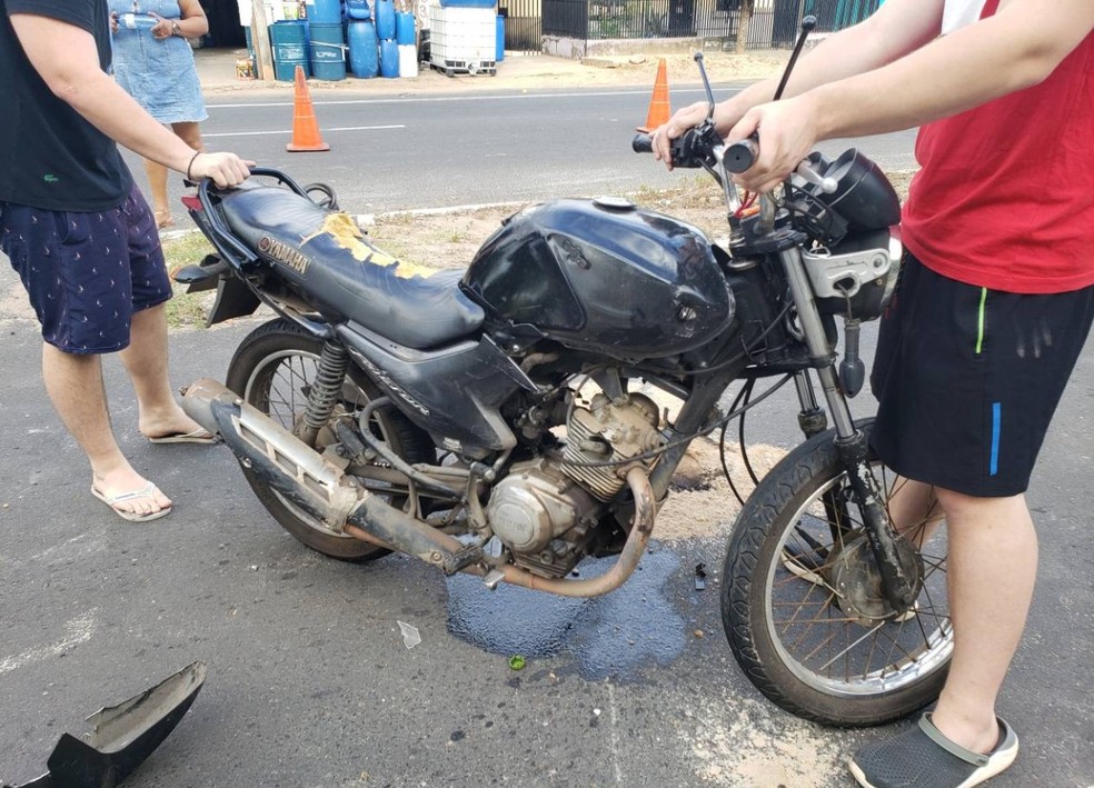 Técnico de banda de forró morre em acidente na Avenida Maranhão, em Teresina Polícia  — Foto: Técnico-Científica/Polícia Civil - Piauí