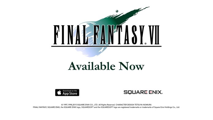 Final Fantasy 7 pode ser adquirido por US$ 20 (R$ 70) na App Store (Foto: Divulgação/Square Enix)