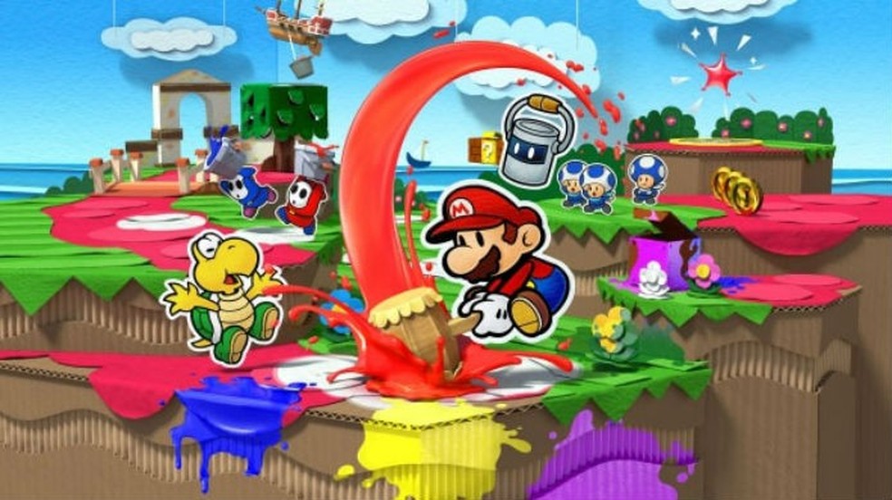 Review Paper Mario Color Splash Reviews Techtudo