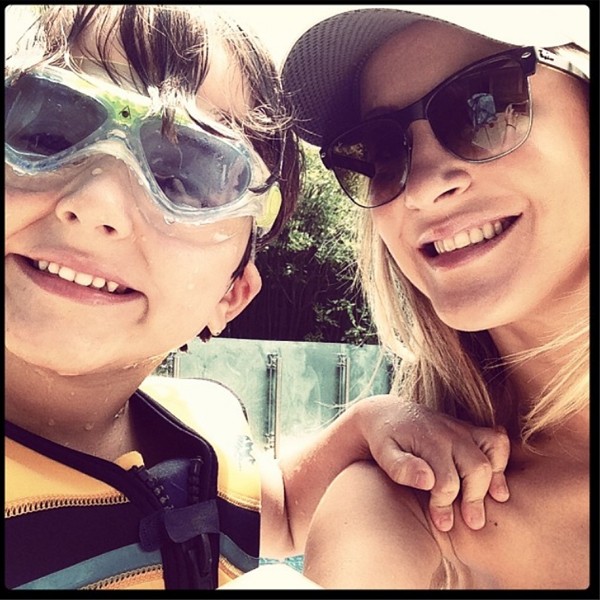 Claudia Leitte e o filho Davi (Foto: Reprodução / Instagram)