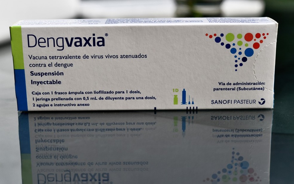 Vacina não é oferecida pelo Programa Nacional de Imunizações — Foto: Reprodução/TV TEM — Foto: Yuri Cortez/AFP