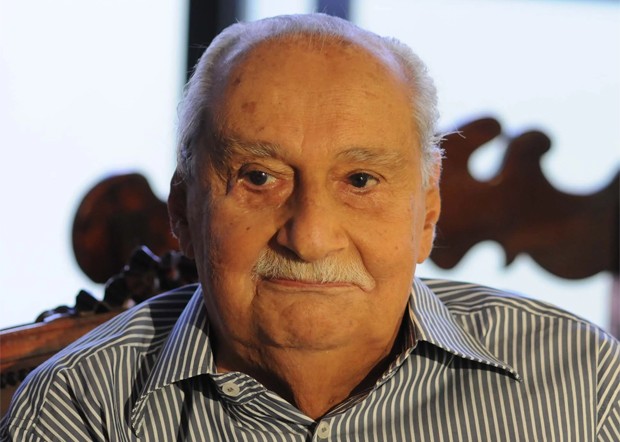 O jornalista e escritor Carlos Heitor Cony, de 91 anos, tinha um câncer linfático  (Foto: Ana Paula Oliveira Migliari)