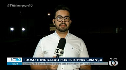 Idoso é indiciado por estuprar criança de 5 anos em Araguaína