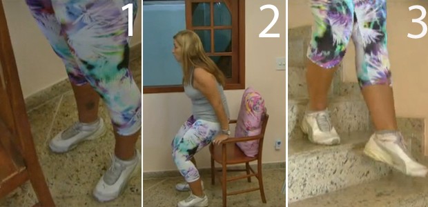 Siga os primeiros exercícios para fazer em casa (Foto: Mais Você / TV Globo)