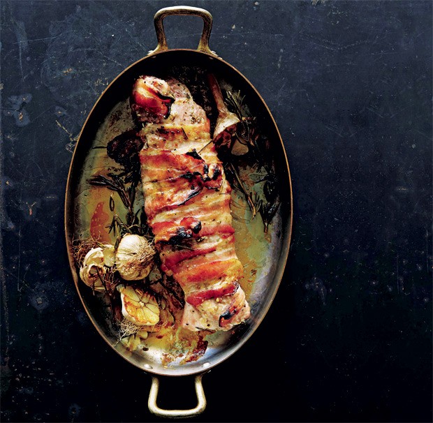 Bacon, alecrim e alho, uma receita tipicamente italiana (Foto: Nicole Franzen)