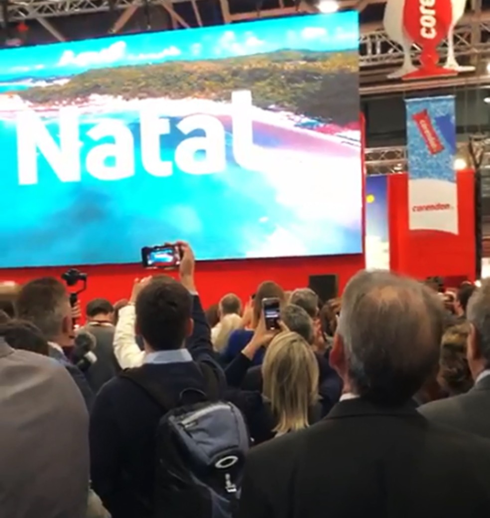 Potencialidades turísticas do RN foram apresentadas em feira de turismo na Holanda — Foto: Divulgação