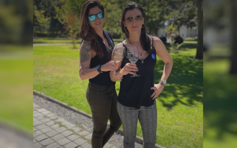Jeanne Paollini e Kátyna Baía, goianas presas na Alemanha após terem malas trocadas por bagagens com drogas — Foto: Reprodução/Instagram