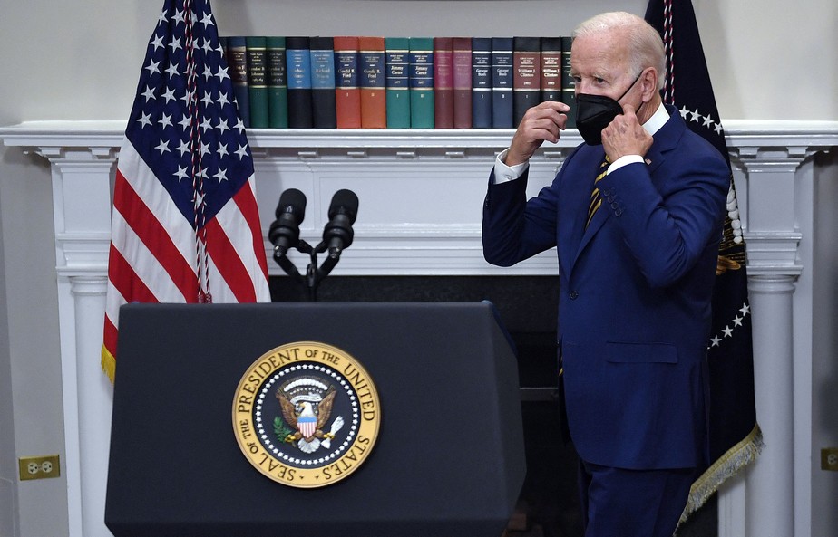 Presidente dos EUA, Joe Biden, durante evento na Casa Branca