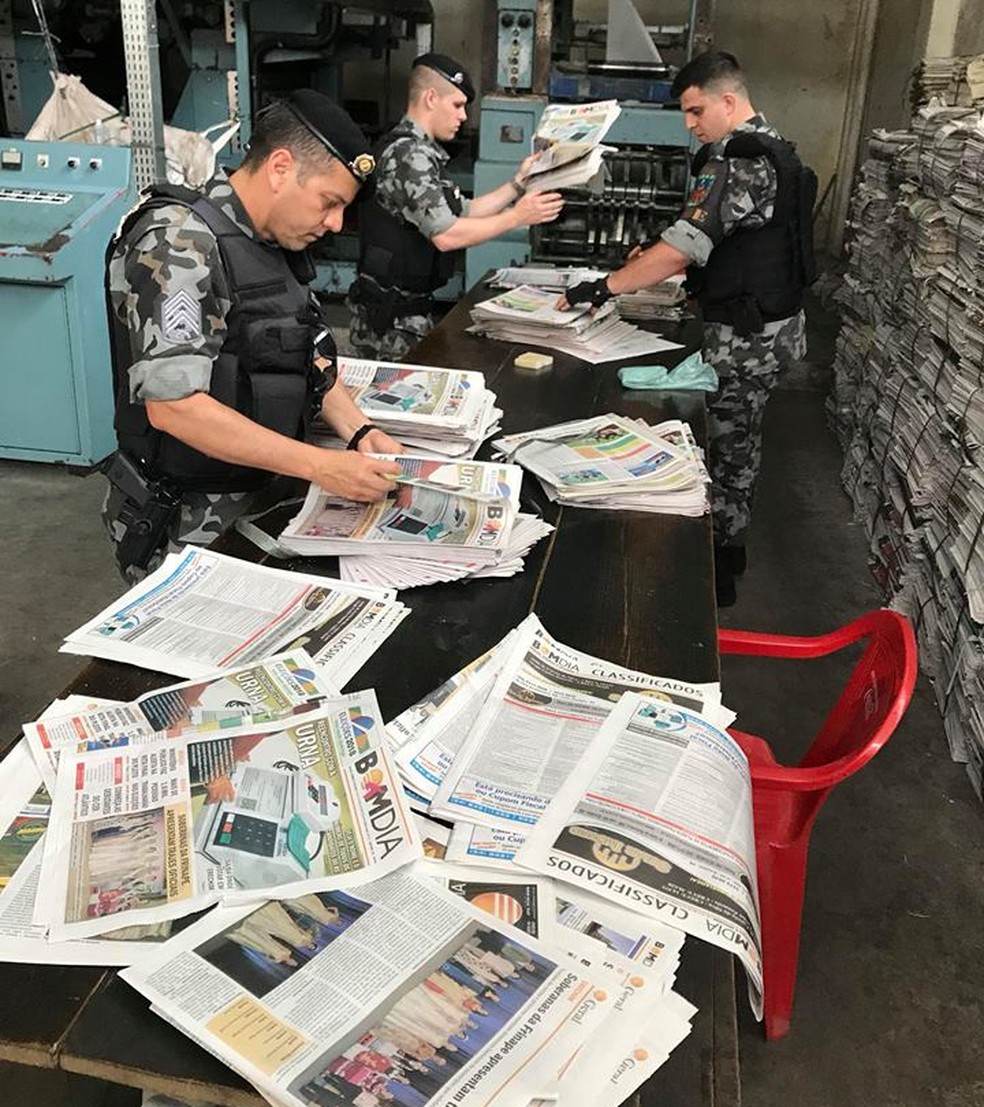 Jornal local é apreendido com propaganda política irregular em Erechim |  Eleições 2018 no Rio Grande do Sul | G1
