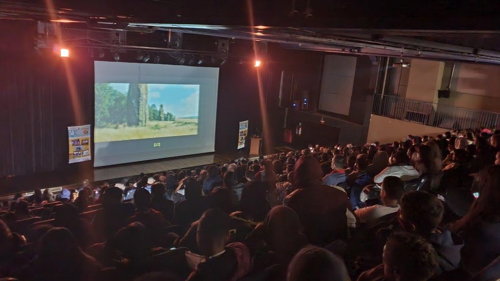 Edição de projeto de cinema voltado para crianças com deficiências em São Paulo. Natal recebe evento de 8 a 10 de agosto.  — Foto: Divulgação