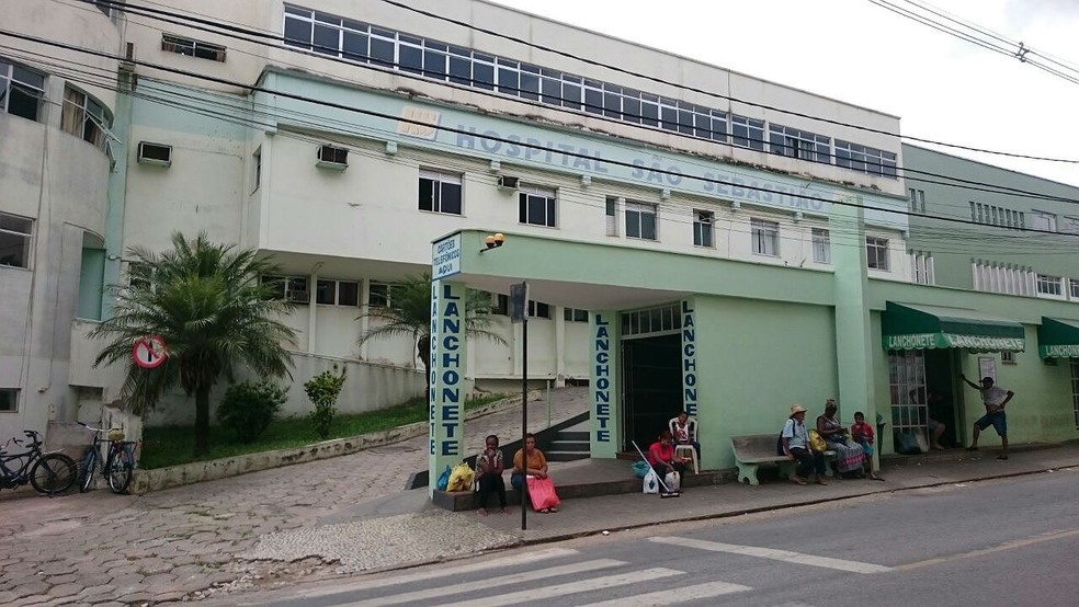 Hospital São Sebastião em Viçosa — Foto: Luiz Felipe Falcão/G1
