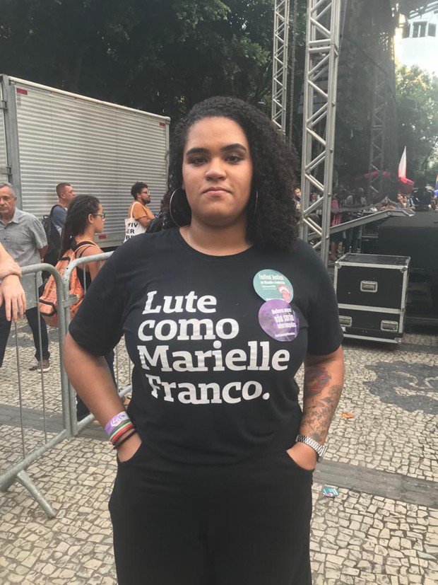 Luyara Santos, filha de Marielle Franco (Foto: Kamille Viola)