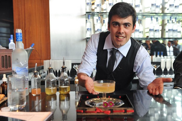 Matheus Cunha, segundo colocado, trabalha no The Sailor Legendary Pub (Foto: divulgação)