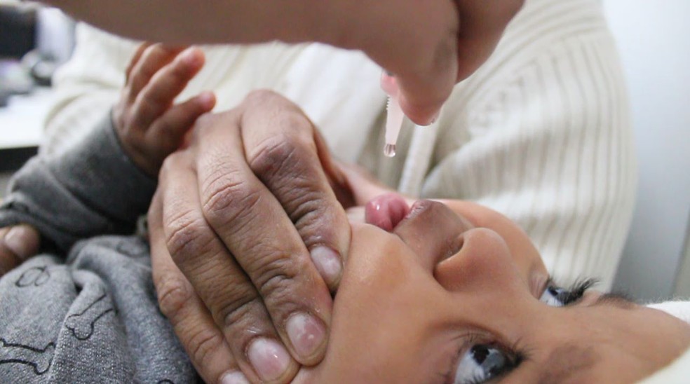Campanha de vacinação contra poliomielite é prorrogada em SP — Foto: Divulgação/Prefeitura de SP