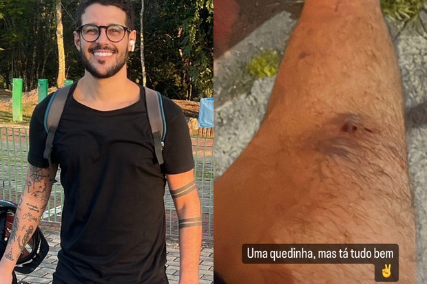 Rodrigo Mussi faz passeio de bike (Foto: Reprodução/Instagram)