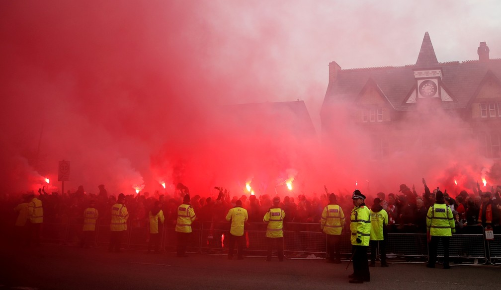 Liverpool x Barcelona â Foto: Reuters/Carl Recine
