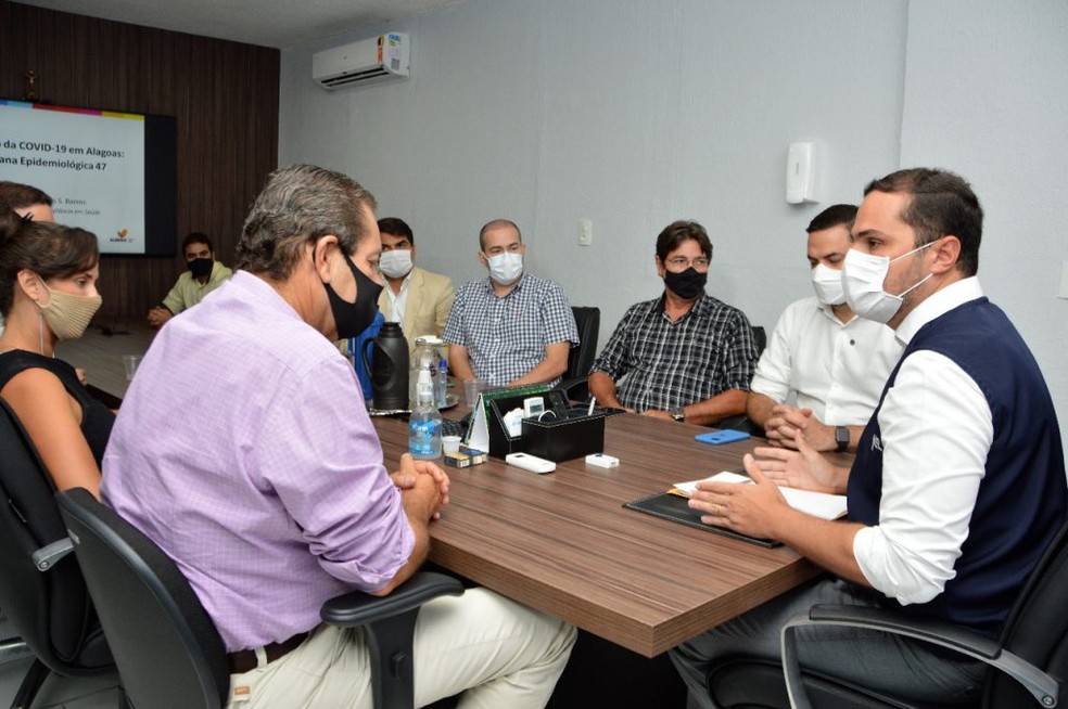 Alexandre Ayres afirma que aumento do número de casos não se deve apenas às campanhas políticas — Foto: Ascom Sesau