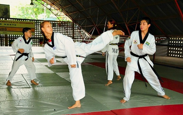 seleção amazonense de taekwondo 1 (Foto: Michael Dantas/Sejel)