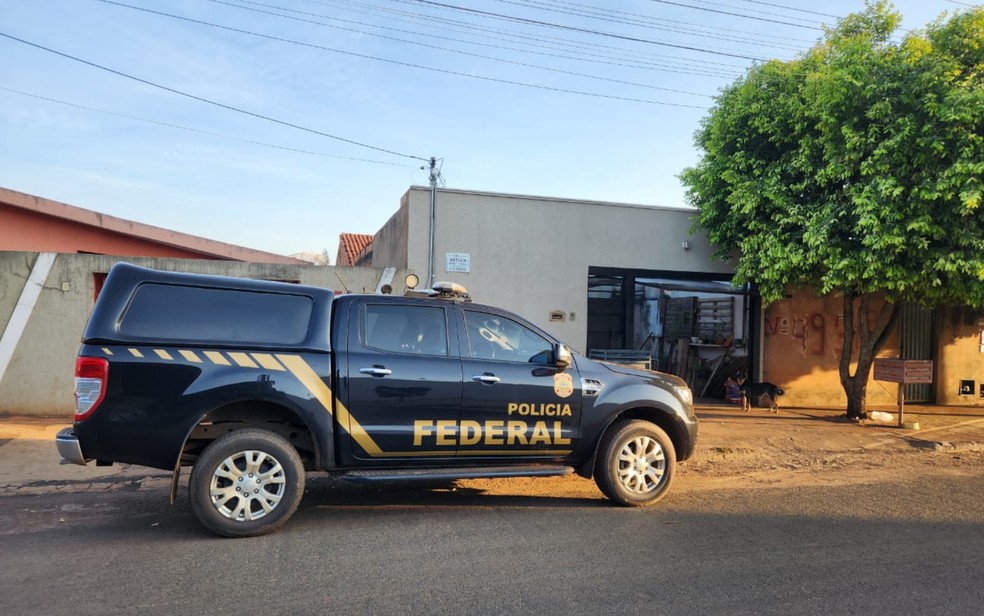 Pf cumpre mandados de busca e prisão contra suspeitos de distribuir dinheiro falso no Brasil e em Portugal, em Rio Verde, Goiás — Foto: Reprodução/Polícia Federal