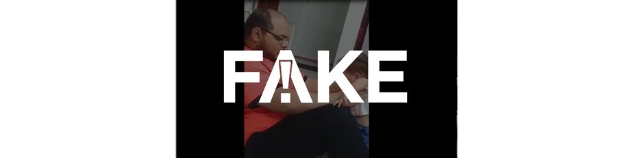Ã‰ #FAKE que vÃ­deo de homem que agride e joga bebÃª ao chÃ£o tenha sido gravado no Brasil