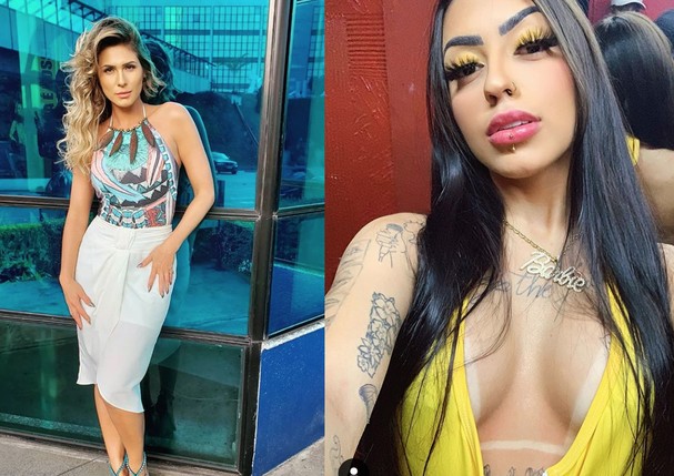 Lívia Andrade e MC Mirella trocam farpas na internet (Foto: Reprodução/Instagram)