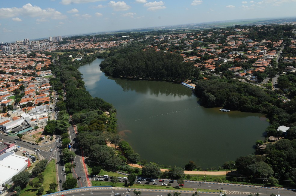 Lagoa do Taquaral, em Campinas (SP) — Foto: Rogério Capela/PMC