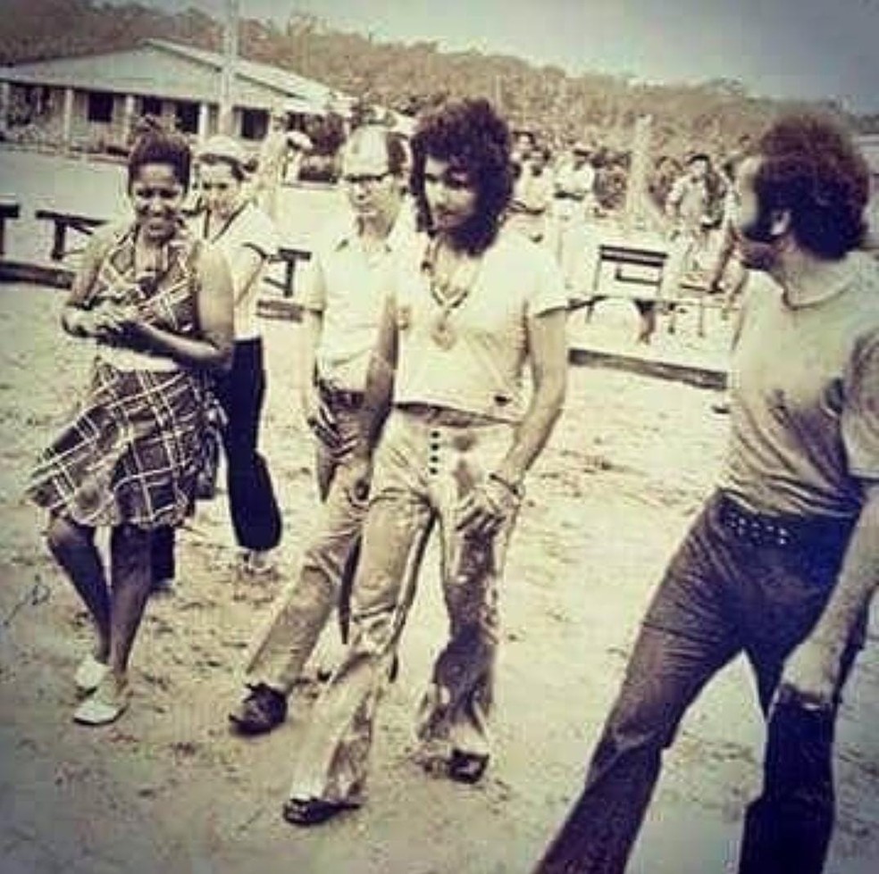 Rei Roberto Carlos em Rio Branco em 1968  — Foto: Reprodução/O Acre que não vivi