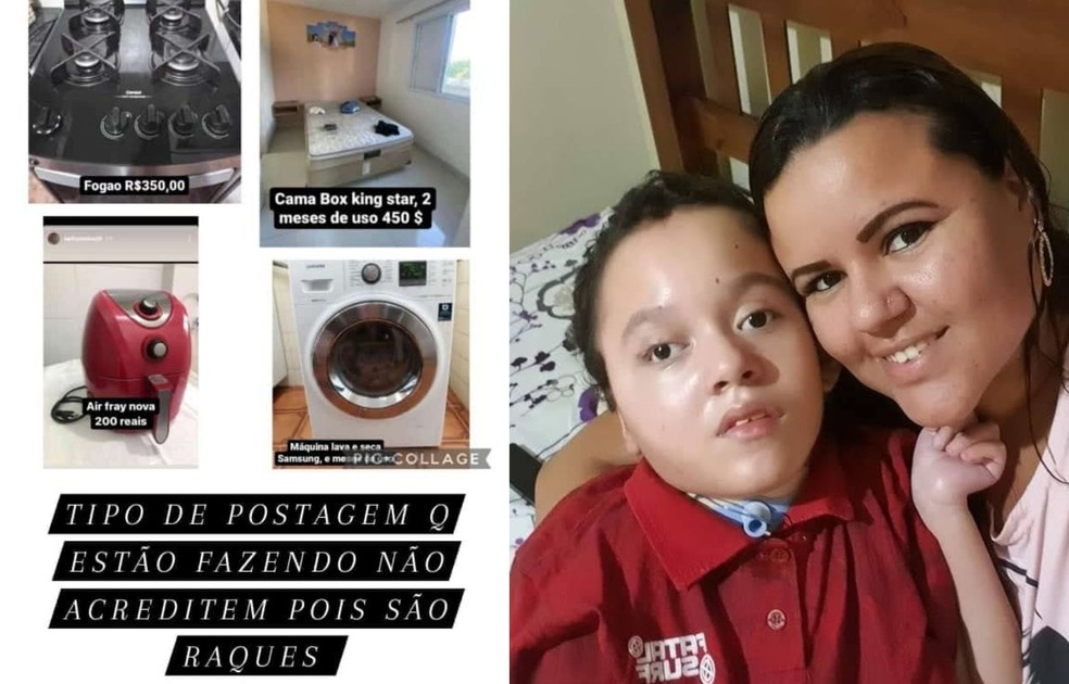 Mãe de menino que sofre de paralisia cerebral tem perfil da rede social hackeado e presta queixa na polícia — Foto: Arquivo Pessoal