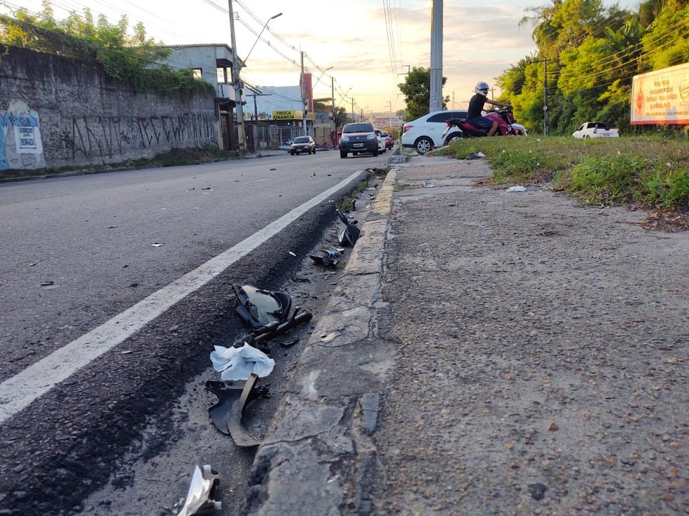 Idosa morre após ser atropelada ao atravessar Avenida Camapuã, em Manaus; suspeito foi detido  — Foto: Eliana Nascimento/G1 AM