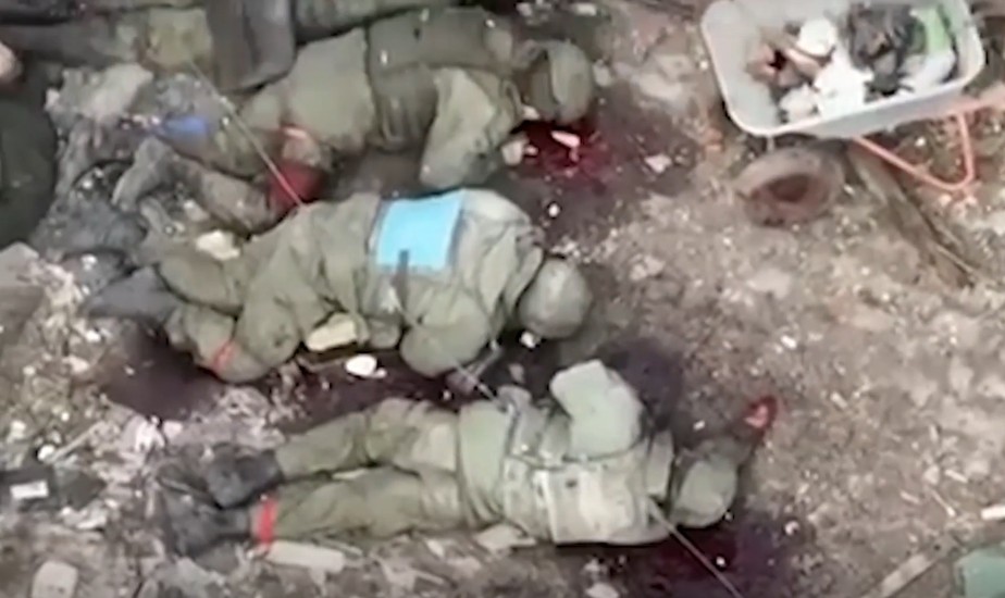 Soldados russos que morreram após encontro com ucranianos na região de Luhansk