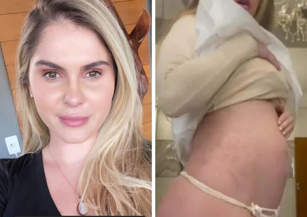 Bárbara Evans mostra mudanças no corpo durante tratamento para engravidar (Foto: Reprodução/Instagram)