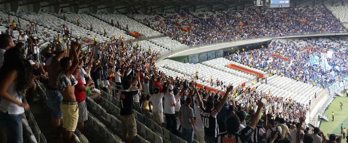PM proíbe instrumentos, bandeiras, mastros e faixas em estádios de BH