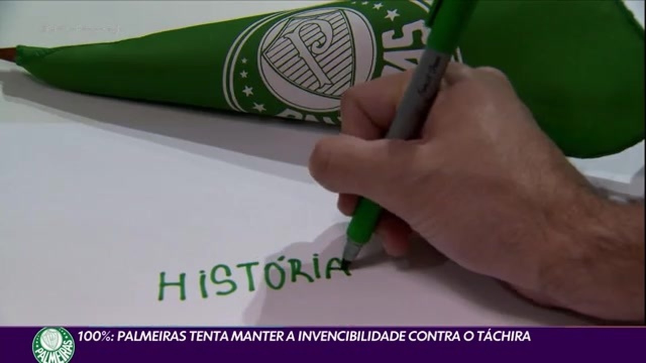 100%: Palmeiras tenta manter a invencibilidade contra o Táchira