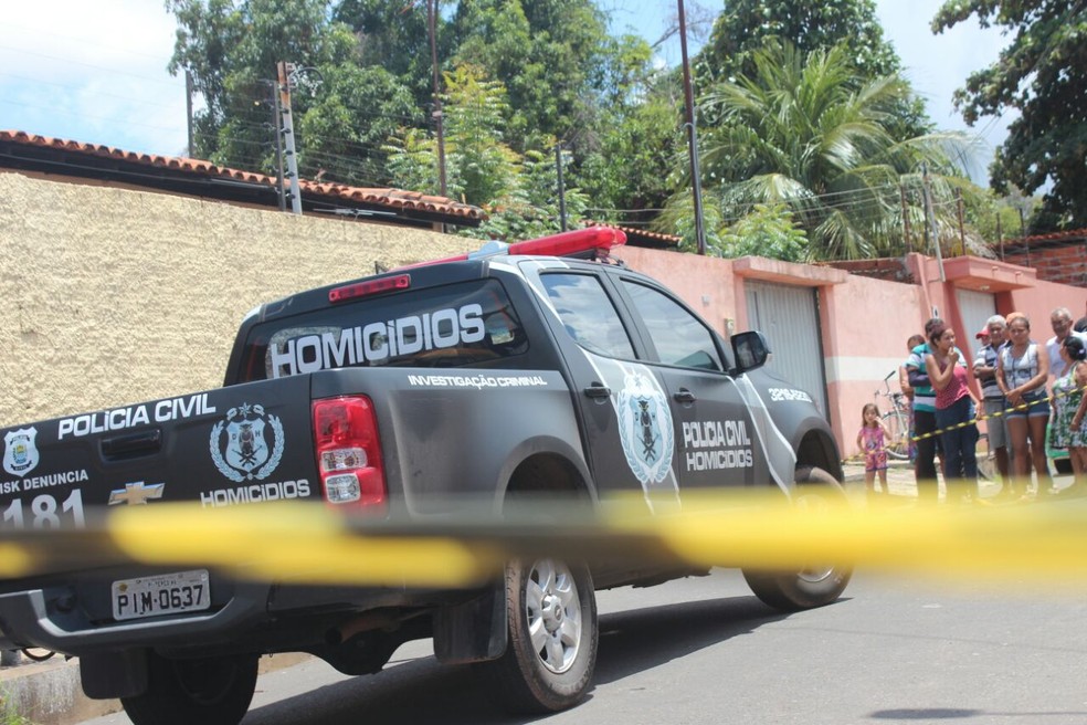 Delegacia de Homicídios vai investigar crime ocorrido na Zona Norte de Teresina (Foto: Andrê Nascimento / G1)