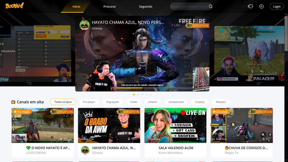 Nimo Tv Ou Booyah Live Compare As Plataformas De Streams De Jogos Streaming Techtudo